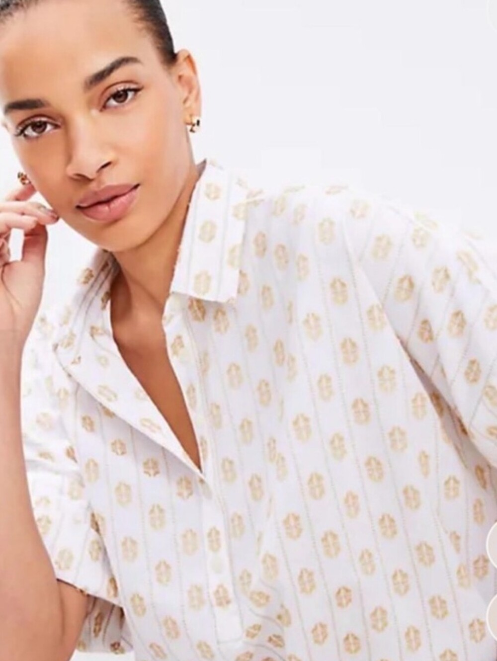 LOFT | Loft Clip Everyday Henley Dolman Shirt